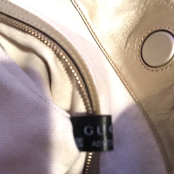 GUCCI Authenic Gold Leather Bag PRISTINE CONDITION - Picture 5 of 6